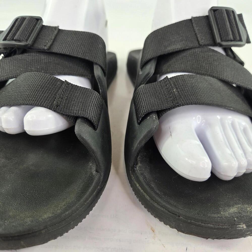 Chaco Chillos Sandals Sandals Mens US 10 Buckle Comfort Black Slide Water Shoes - Picture 9 of 10